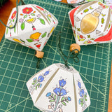 "winter solstice" printable paper lantern ornament