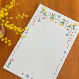 Positano Mirrored Sprig 5.5 x 8.5 Notepad