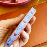 Valentine's Hand-Painted Ornament – Gold 1