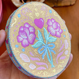 Valentine's Hand-Painted Ornament – Gold 2