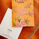 Dusty Rose Birthday A2 Greeting Card