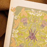 Black Widow Belladonna A2 Greeting Card