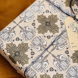Oleander Swan Song Gift Wrap Sheet - Double Sided