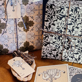 Oleander Swan Song Gift Wrap Sheet - Double Sided