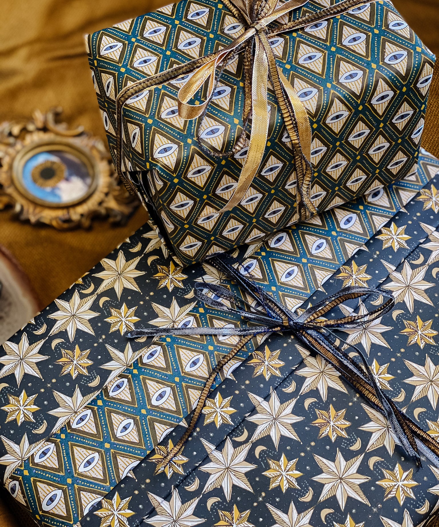 Starry Eyed Gift Wrap Sheet - Double Sided