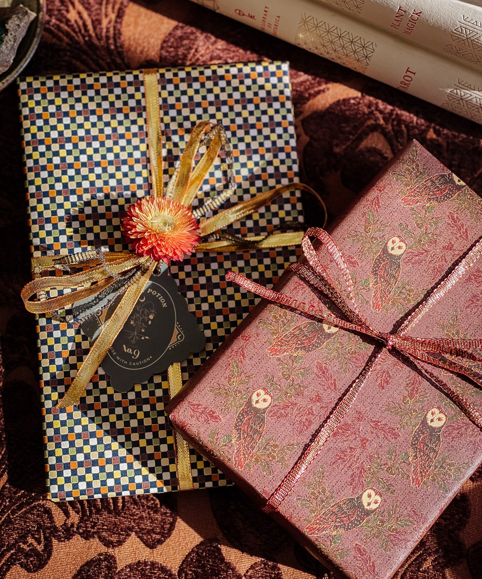 Familiar's Forest Gift Wrap Sheet - Double Sided