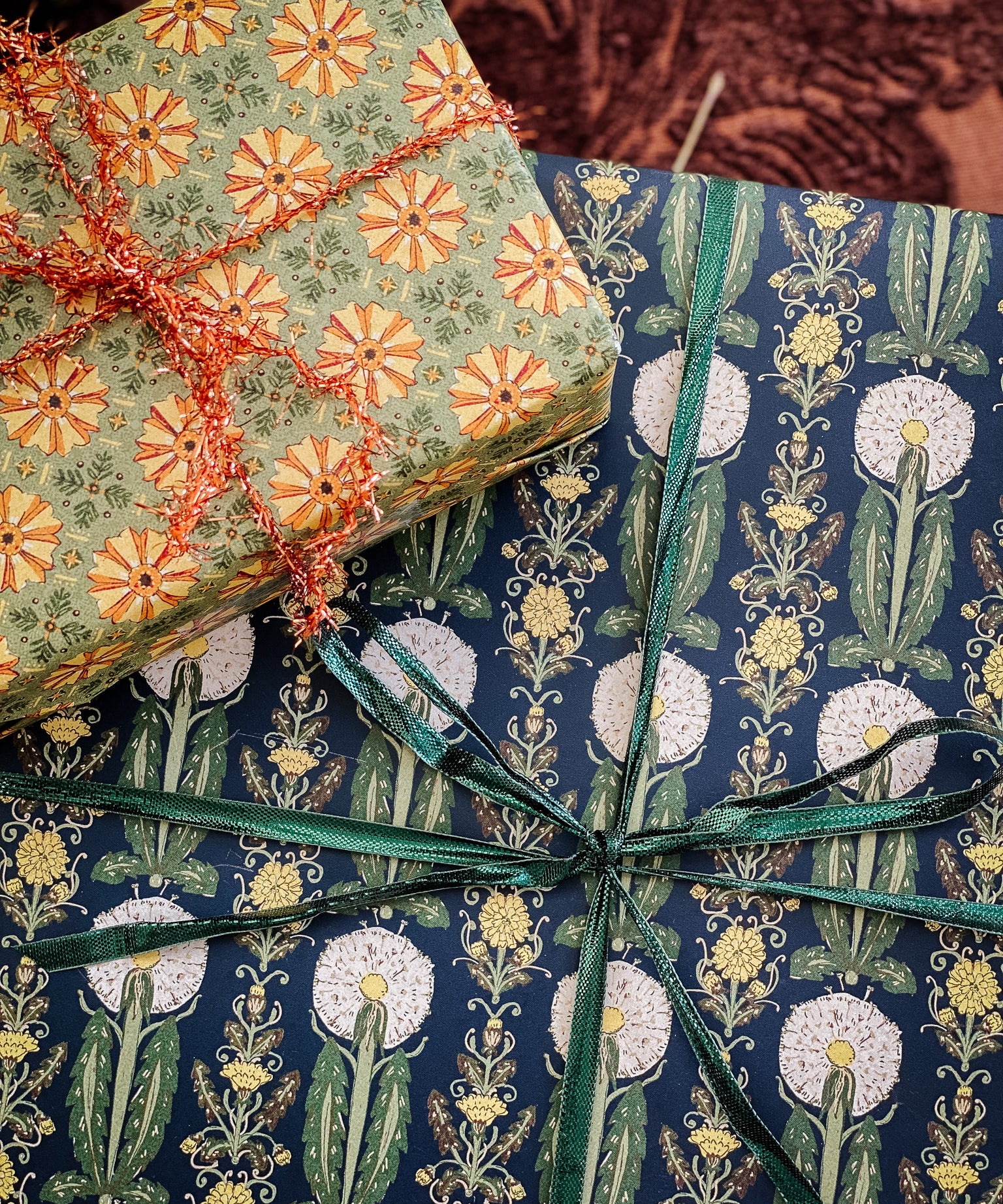 Dandelion Wishes Gift Wrap Sheet - Double Sided