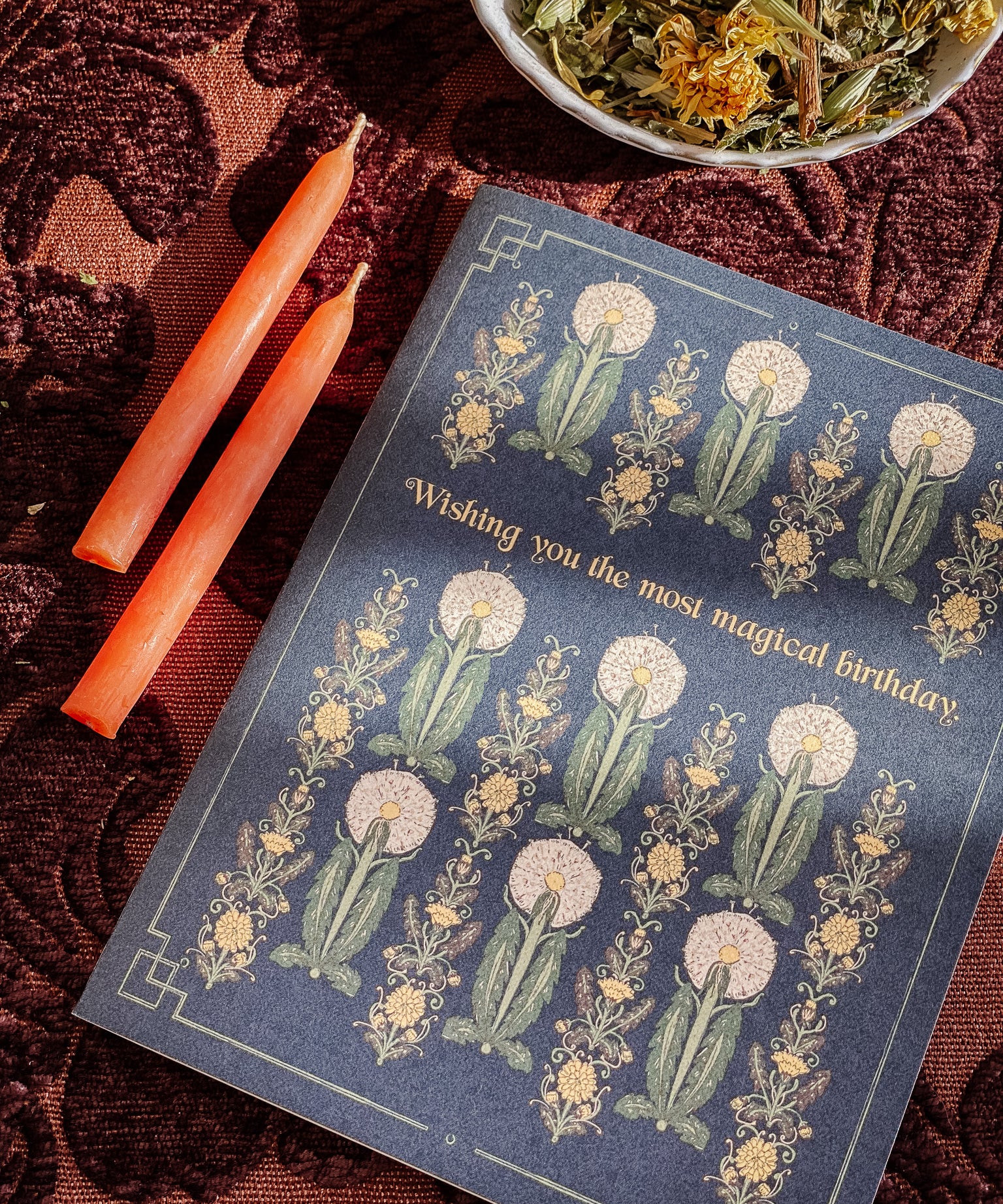 Dandelion Wishes Birthday A2 Greeting Card