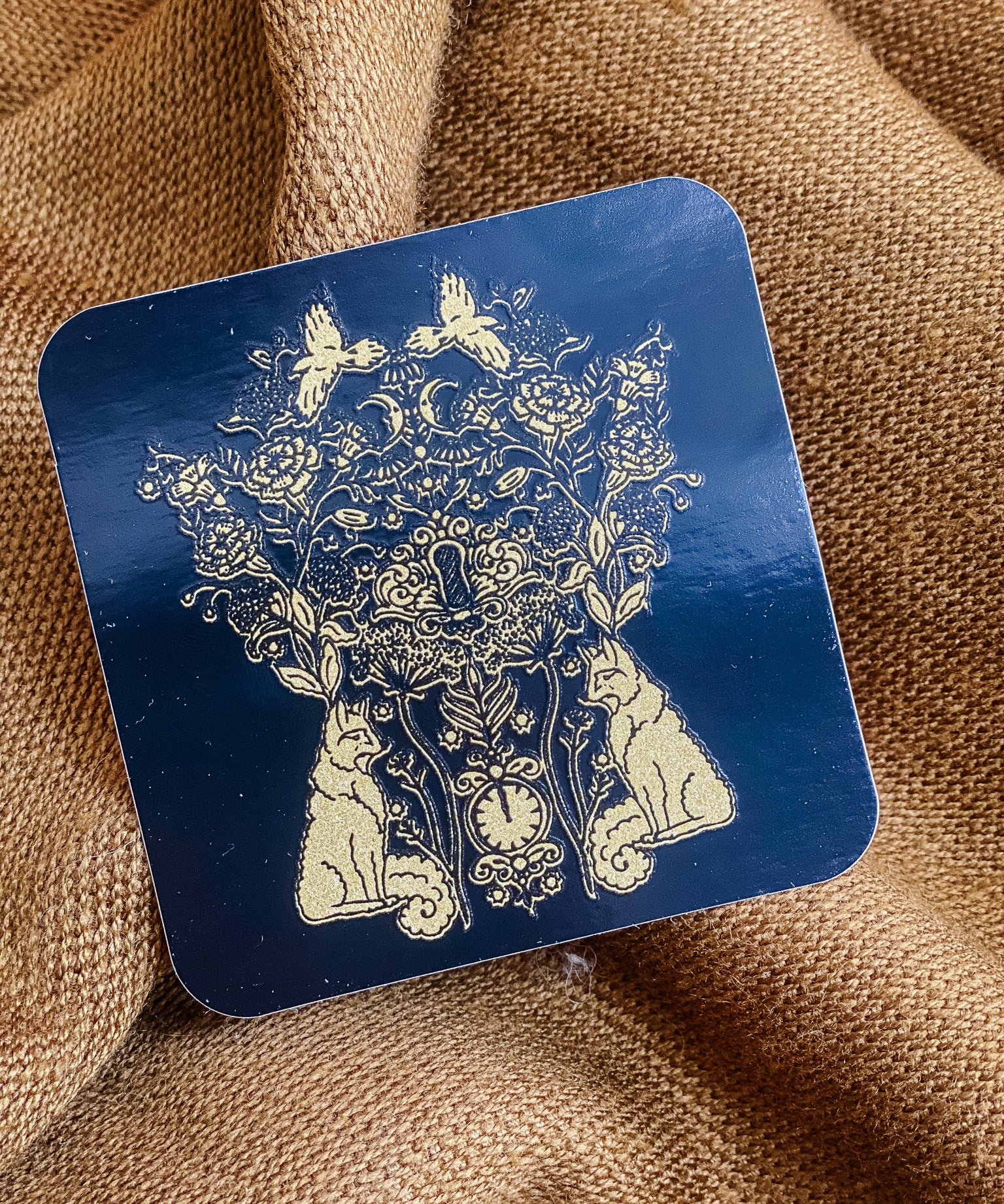 Moonlight Garden Metallic Sticker