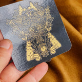 Moonlight Garden Metallic Sticker