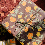 Knit Marigolds Gift Wrap Sheet - Double Sided