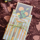 Knit Marigolds A2 Greeting Card