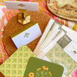 French Marigold Folded Place Card Set