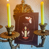 Moth to a Flame A2 Greeting Card