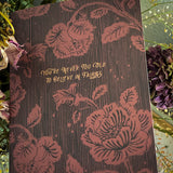 Fairy Florals Birthday A2 Greeting Card