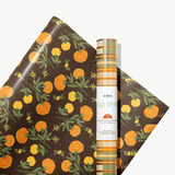 Knit Marigolds Gift Wrap Sheet - Double Sided