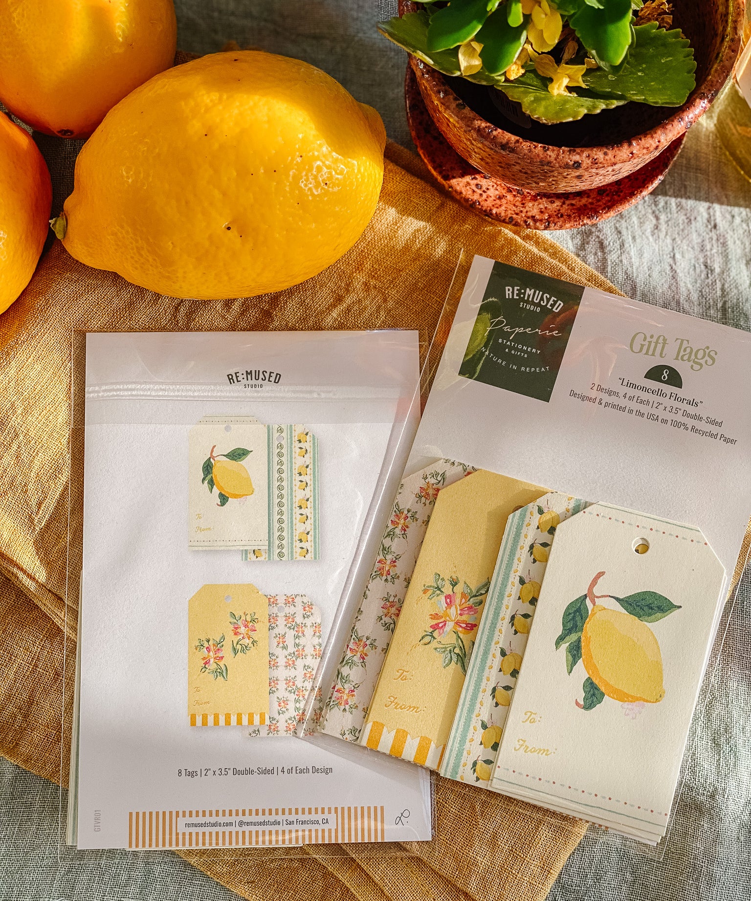 Limoncello Florals Gift Tags