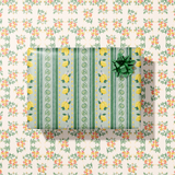 Limoncello Florals Gift Wrap Sheet - Double Sided