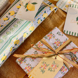 Limoncello Florals Gift Wrap Sheet - Double Sided