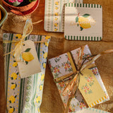 Limoncello Florals Gift Wrap Sheet - Double Sided