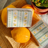 Limoncello Stripes Folded Mini Card Set of 8