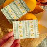Limoncello Stripes Folded Mini Card Set of 8