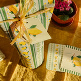 Limoncello Florals Gift Wrap Sheet - Double Sided