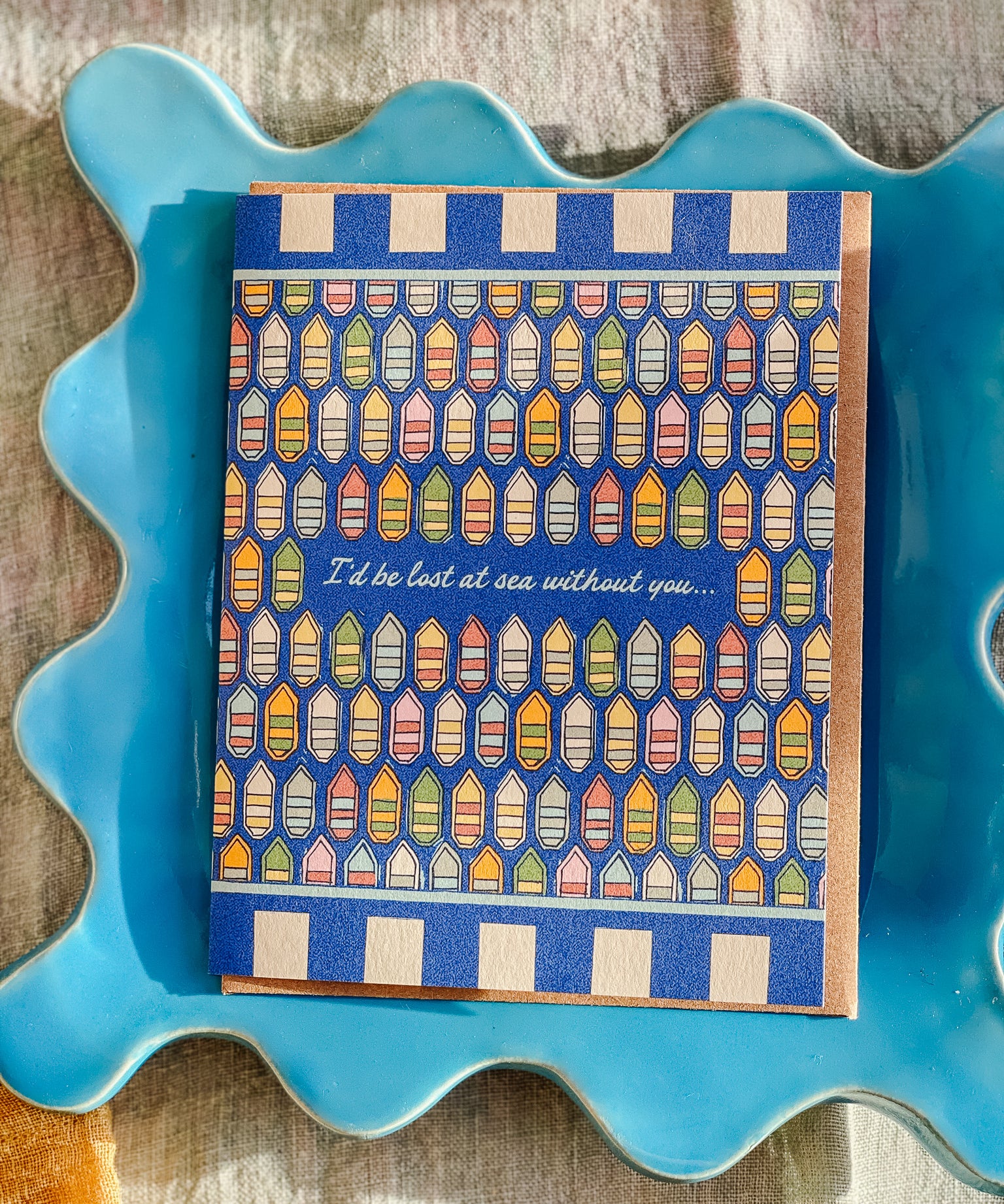 Lost at Sea A2 Greeting Card