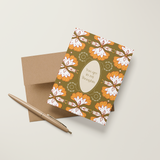 Marigold Thoughts A2 Greeting Card