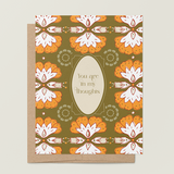 Marigold Thoughts A2 Greeting Card