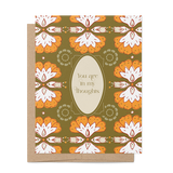 Marigold Thoughts A2 Greeting Card