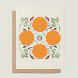 Marigold A2 Greeting Card