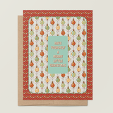 Merry Little Baubles A2 Greeting Card