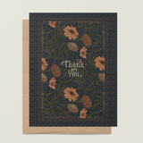 Moonlight Zinnia Thank You A2 Greeting Card