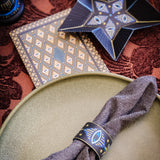 Napkin Ring Set - Hand Painted Midnight Protection