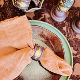 Napkin Ring Set - Hand Painted Autumn Spice