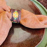 Napkin Ring Set - Hand Painted Autumn Spice
