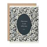 Oleander Condolences A2 Greeting Card