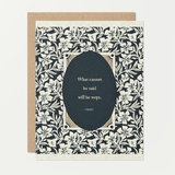 Oleander Condolences A2 Greeting Card