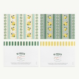 Limoncello Stripes Folded Mini Card Set of 8