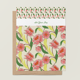 Pink Blooms A2 Greeting Card