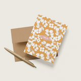 Poppy Flutter Thank You A2 Greeting Card
