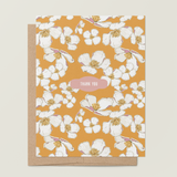 Poppy Flutter Thank You A2 Greeting Card
