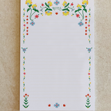 Positano Mirrored Sprig 5.5 x 8.5 Notepad