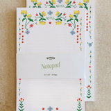 Positano Mirrored Sprig 5.5 x 8.5 Notepad