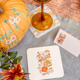 Wildflower Reverie Coaster Set-Double Sided