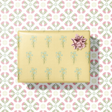Rose Custard Gift Wrap Sheet-Double Sided