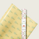 Rose Custard Gift Wrap Sheet-Double Sided