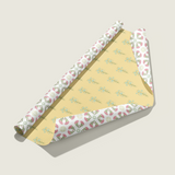 Rose Custard Gift Wrap Sheet-Double Sided
