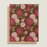 Rosé Garden A2 Greeting Card